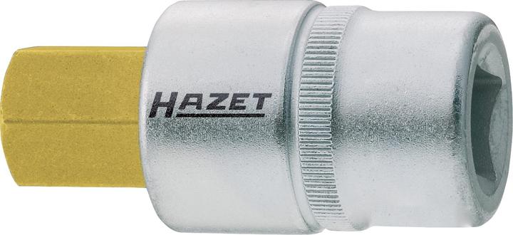 Actual product image HAZET Screwdriver socket 986-4 ∙ Square, hollow 12.5 mm (1/2 inch) ∙ Inside hexagon profile ∙ 4 mm (4 mm)