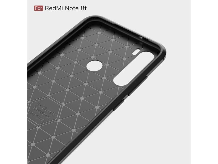 Actual product image Screenguard Xiaomi Redmi Note 8T Cover Carbon Brushed Soft TPU (Xiaomi Redmi Note 8T)