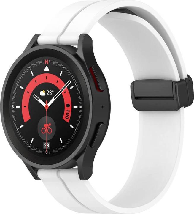 Immagine prodotto Cover-Discount Bracciale sostitutivo in silicone 20 mm bianco (20 mm, Silicone)
