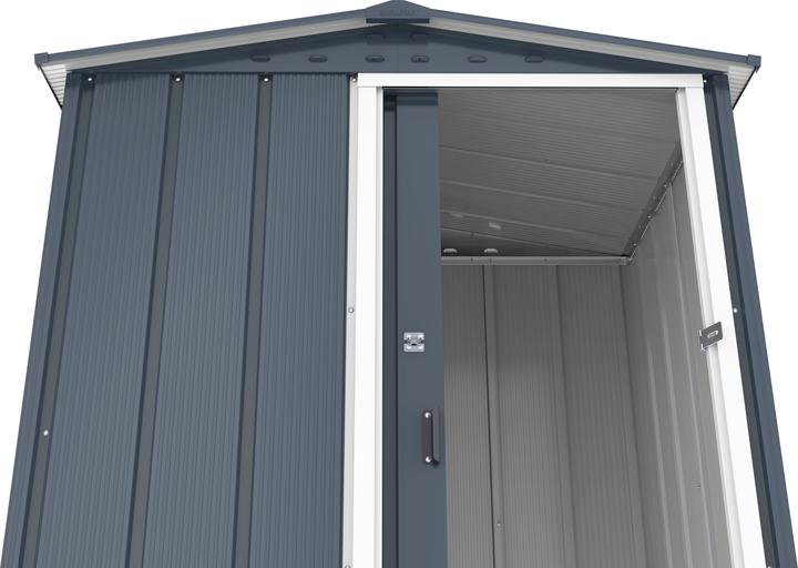 Produktbild Tepro Gerätehaus Eco 5x4, anthrazit/weiss