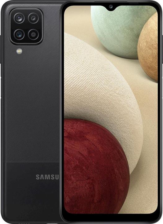Productafbeelding Samsung Galaxy A12 (2021) EU (64 GB, Black, 6.50", Dubbele SIM, 48 Mpx, 4G)