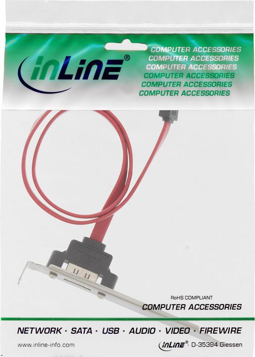Actual product image InLine eSATA bracket eSATA
