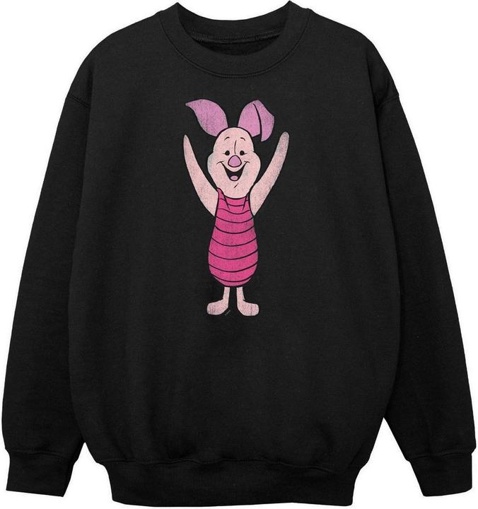 Winnie the Pooh Girls Classic Piglet Cotton Sweatshirt (140, 146)