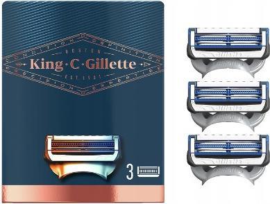 Actual product image Aura King C, Gillette, Fusion, interchangeable blades, 3 pieces