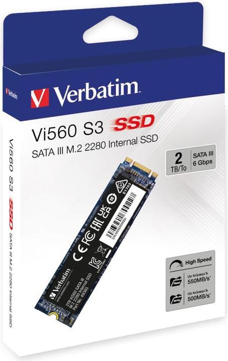 Actual product image Verbatim Vi560 (2000 GB, M.2 2280)