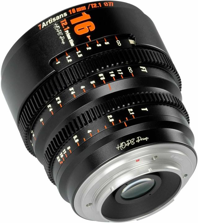 Actual product image 7artisans Fixed focal length 16mm T/2.1 - MFT, lens type: wide-angle (Micro Four Thirds, Micro Four Thirds)