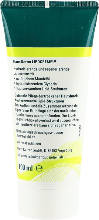 Actual product image Hans Karrer Eco Lipocream 100ml (100 ml, 24h cream)