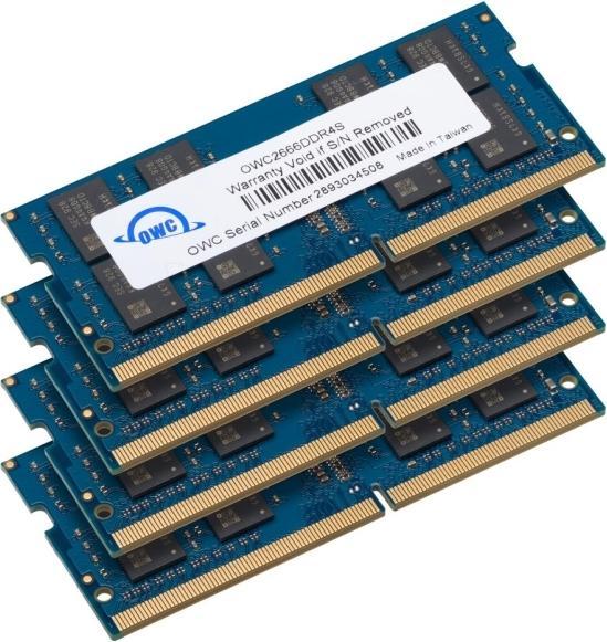 Actual product image OWC 32.0GB (4 x 8GB) 2666MHz DDR4 SO-DIMM PC4-21300 SO-DIMM 260 Pin Memory Upgrade Kit (4 x 8GB, 2666 MHz, DDR4-RAM, SO-DIMM)