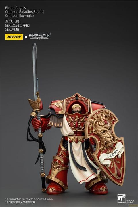Image du produit Joy Toy Warhammer The Horus Heresy Figurine 1/18 Blood Angels Crimson Paladins Squad Crimson Exemplaire 14