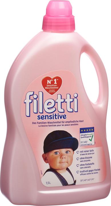 Filetti Sensitive (10 Waschgänge, Flüssigwaschmittel)