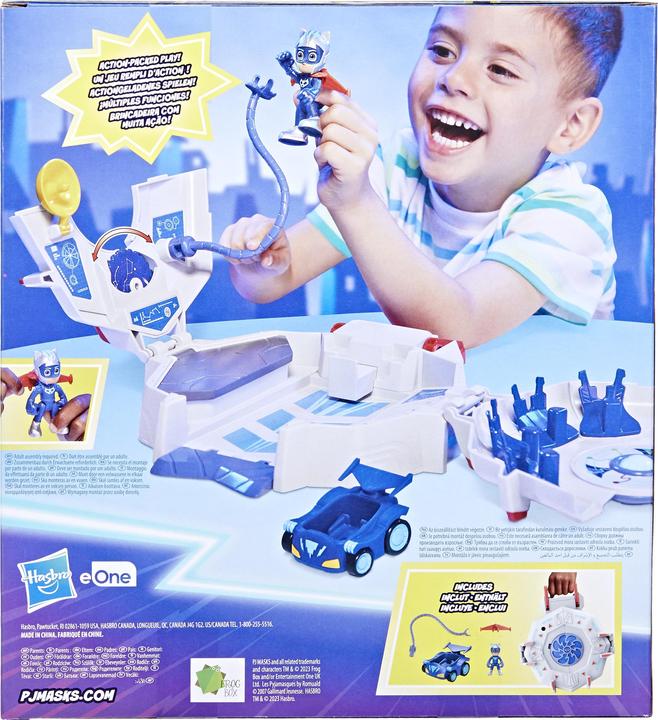 Image du produit PJ Masks Power Heroes Power Quarter, Set de jeu avec voiture et figurine, Jouets pour garçon