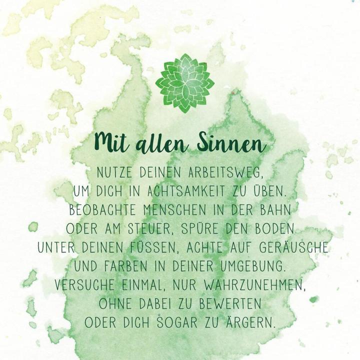 Produktbild Achtsamkeit für dich. Kleine Auszeiten fürs Büro (Harter Einband, Deutsch)