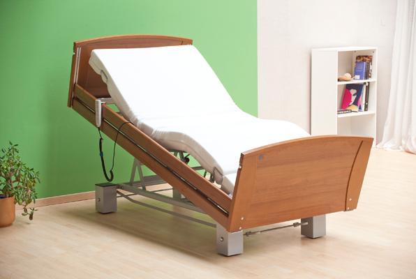 Image du produit Lit de soins Allegra living avec pieds en métal Bois