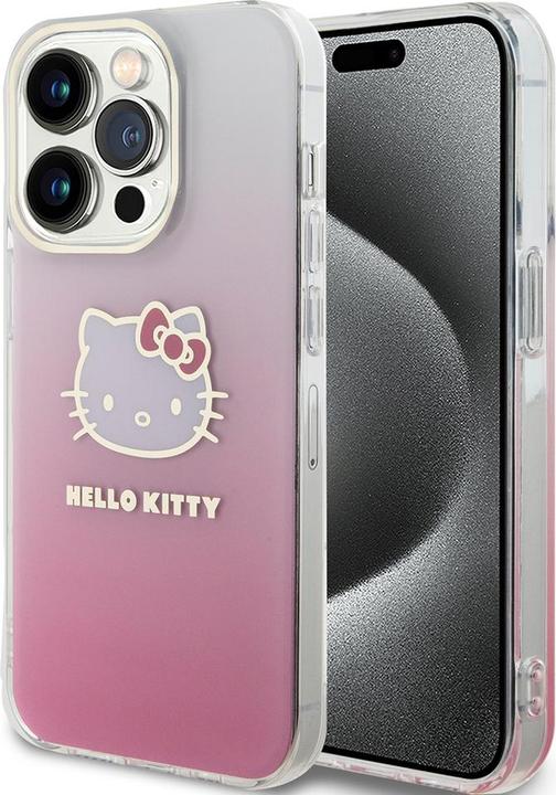 Image du produit Hello Kitty HKHCP13LHDGKEP iPhone 13 Pro / 13 6.1" różowy/pink hardcase IML Gradient Electrop Kitty (Apple iPhone 13 Pro)