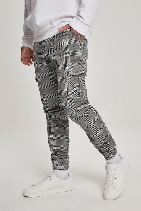 Actual product image Urban Classics AOP Glencheck Cargo Jog Pants (XL)