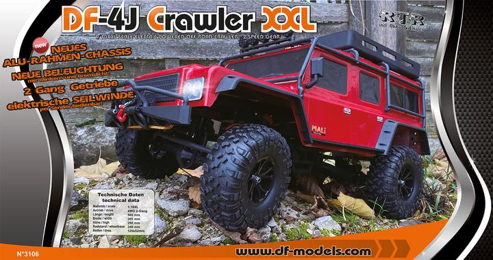 Produktbild DF-Models DF-4J Crawler (RTR Ready-to-Run)