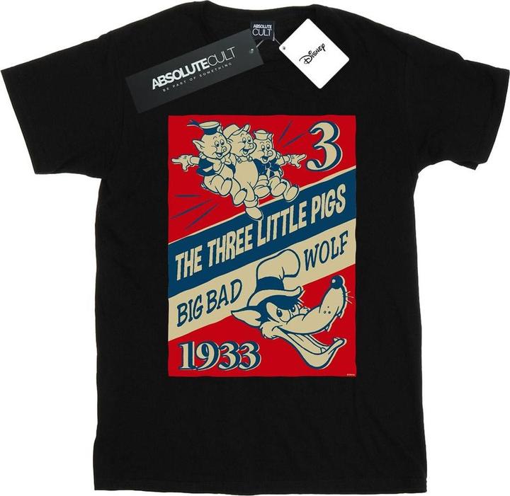 Produktbild Disney Three Little Pigs And The Big Bad Wolf TShirt Jungen (140, 146)