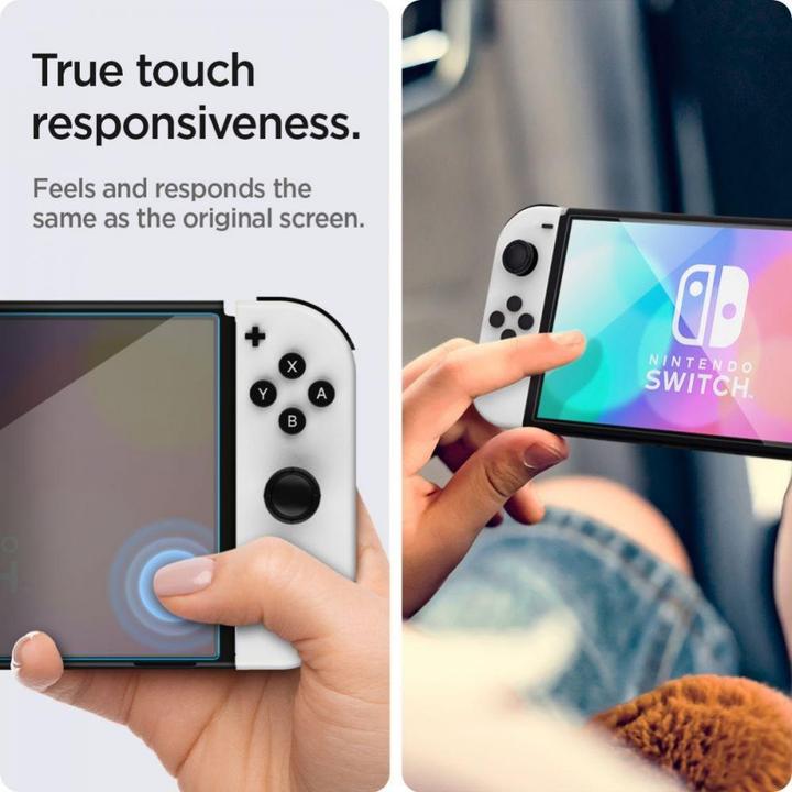 Produktbild Spigen szkło hartowane do Nintendo Switch OLED 2szt. (Switch)