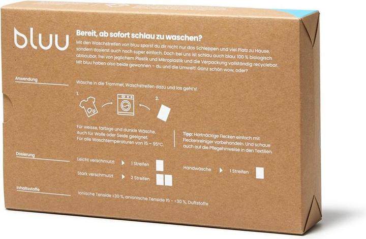 Image du produit bluu Universal Waschstreifen (60 Cycles de lavage, Linge de toilette)