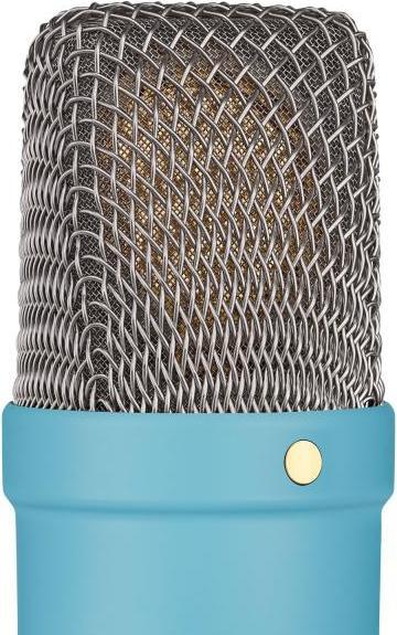 Actual product image RØDE NT1 Signature Blue Microphone Blue with stand