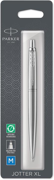 Produktbild Parker Kugelschreiber Jotter XL Monochr. Core Edelst. Bl. M (Edelstahl, 1 x)