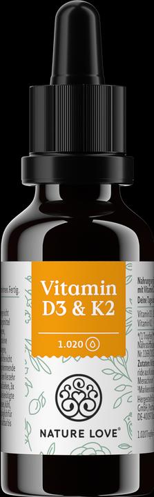 Immagine prodotto Nature Love Vitamina D3 E K2