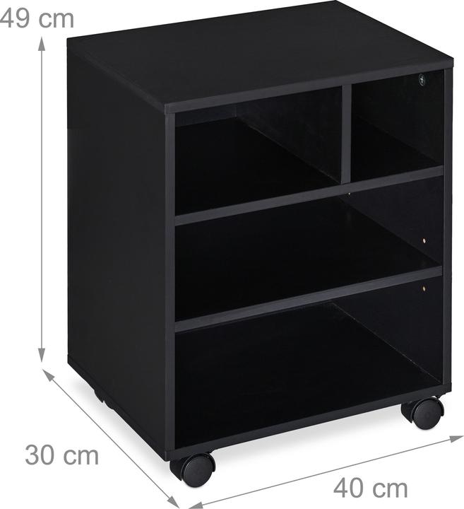 Actual product image Relaxdays Roll container (40 x 30 x 49 cm)
