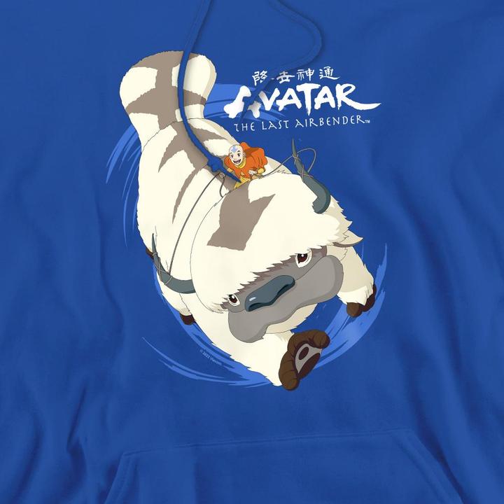Immagine prodotto Avatar: The Last Airbender In Flight Felpa con Cappuccio Appa Uomo (M)