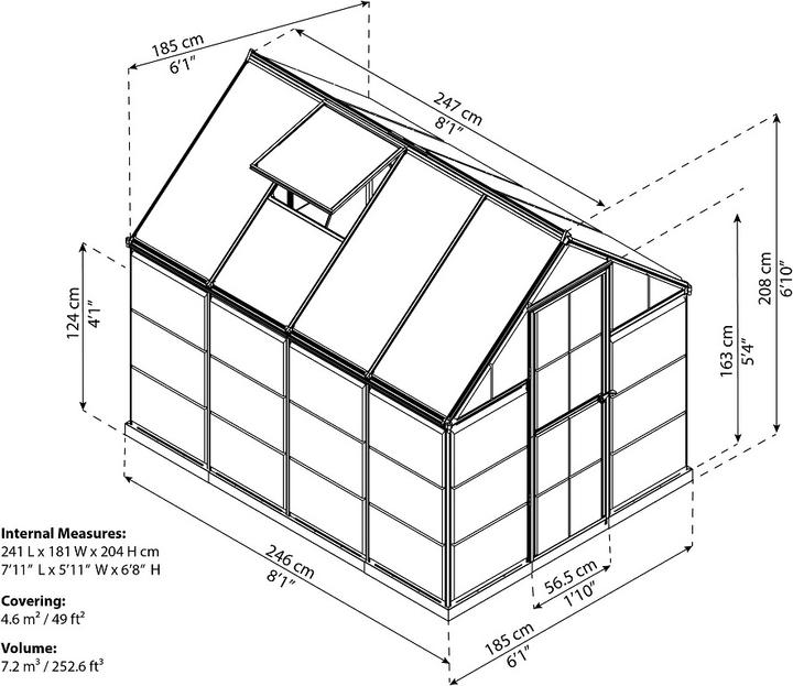 Actual product image Palram Hybrid
