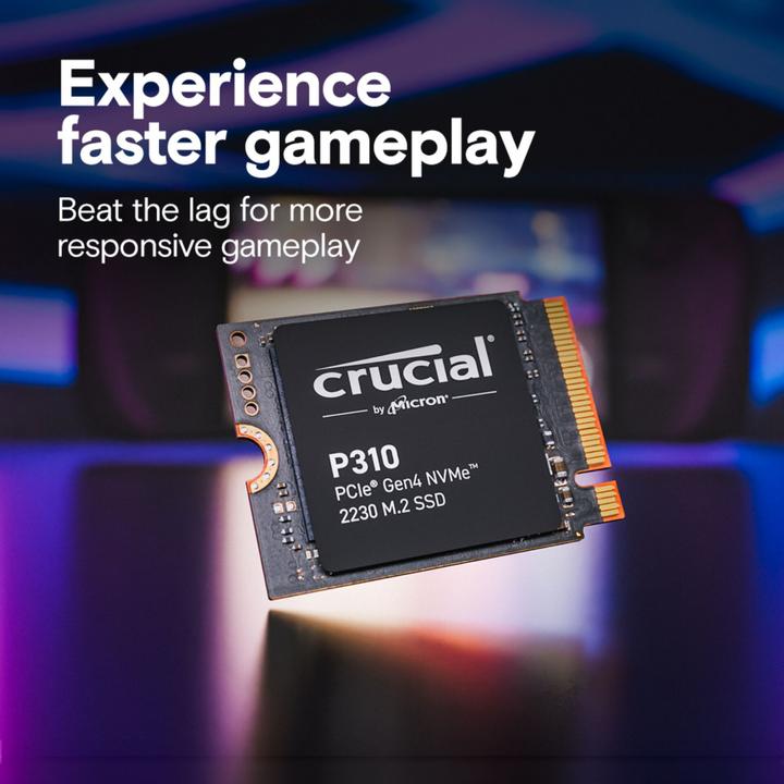 Productafbeelding Crucial P310 2TB PCIe 2230 NVMe M.2 SSD (2000 GB, M.2 2230)