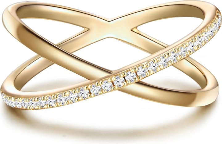 Immagine prodotto Glanzstücke München Donna Argento Sterling Cubic Zirconia Oro Giallo - 32008 (48, 925 Argento)