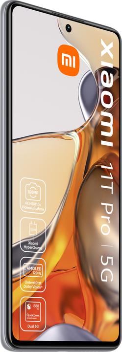 Produktbild Xiaomi 11T Pro (256 GB, Moonlight White, 6.67", Dual SIM, 108 Mpx, 5G)
