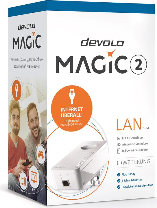 Immagine prodotto Devolo Magic 2 LAN estensione 1-1-1 (2400 Mbit/s)