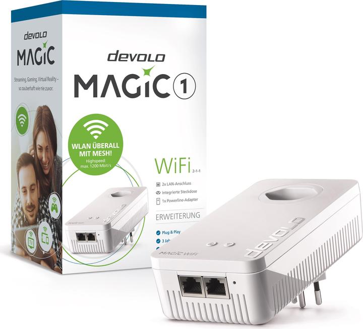 Immagine prodotto Devolo Magic 1 WiFi estensione 2-1-1 (1200 Mbit/s)