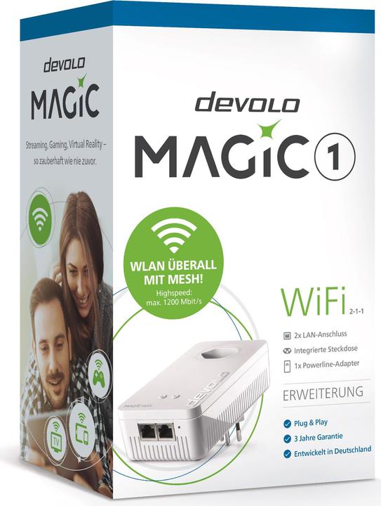 Immagine prodotto Devolo Magic 1 WiFi estensione 2-1-1 (1200 Mbit/s)