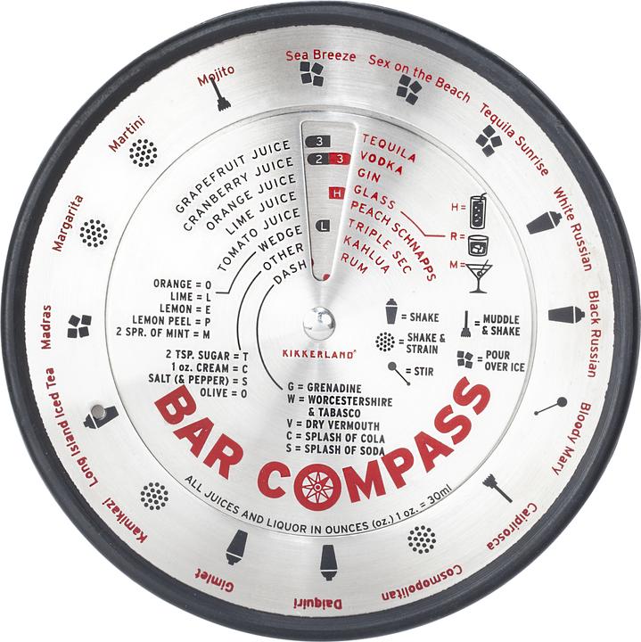 Kikkerland Bar Compass