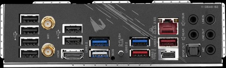 Actual product image Gigabyte B550 Aorus Pro Ac (AM4, AMD B550, ATX)