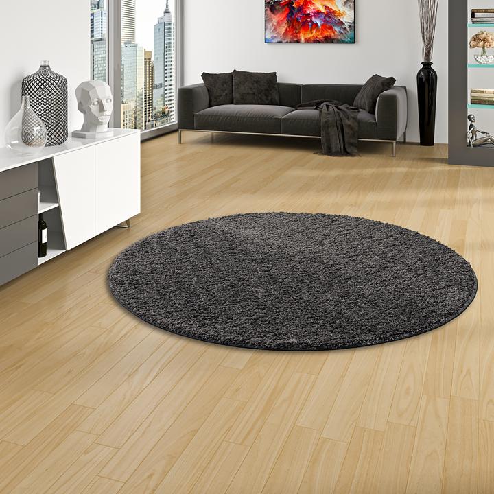Produktbild Snapstyle Luxus Hochflor Langflor Teppich Milano (Ø 160 cm)