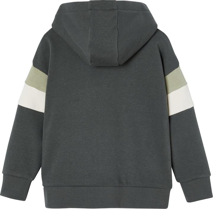 Produktbild Vertbaudet Jungen Kapuzensweatshirt mit Colorblock-Ärmeln Oeko-Tex (92)