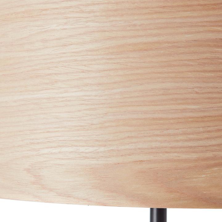 Productafbeelding Brilliant Romm vloerlamp 1flg hout licht/zwart (E27)