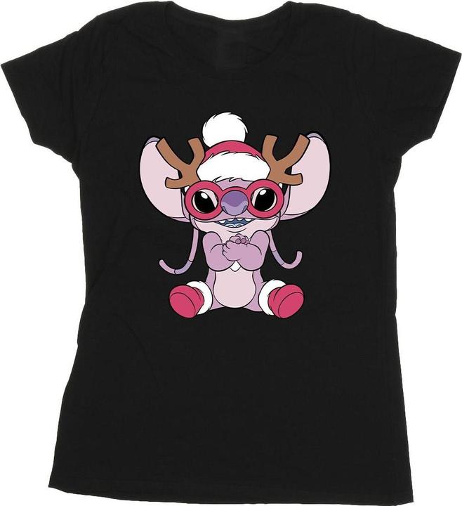 Disney Lilo & Stitch Angel Reindeer TShirt (XXL)