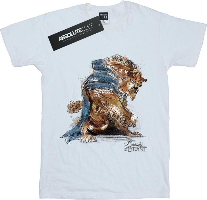 Disney Beauty And The Beast Beast Sketch TShirt (S)