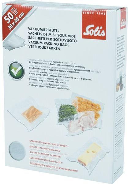 Immagine prodotto Solis Sacchetti sottovuoto 20 x 30 cm (50x) (50 x)