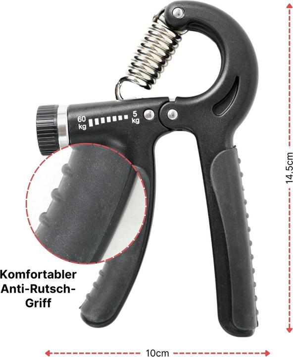 Actual product image Hermex 5-piece hand and forearm trainer set