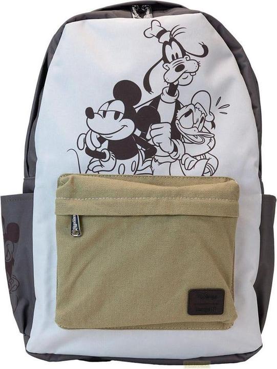 Actual product image Loungefly Disney Mickey and Friends nylon backpack 44cm