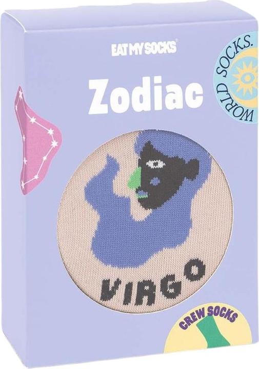 Actual product image Eat My Socks Socks, Zodiac Virgo (One size)
