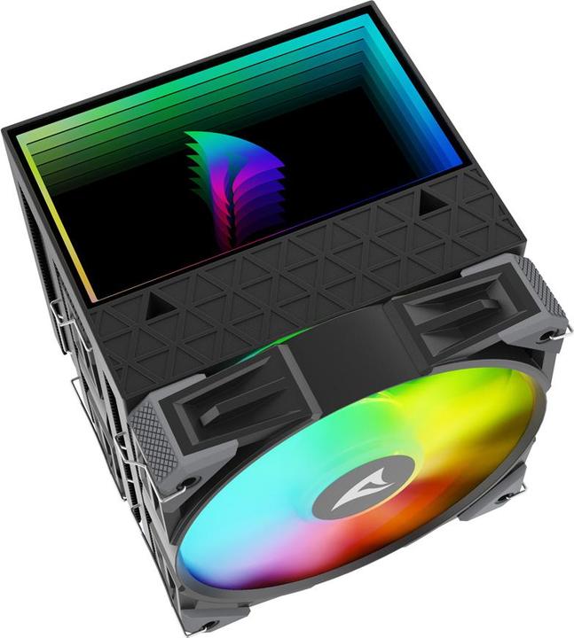 Actual product image Sharkoon A60 RGB Black Air Cooler (159 mm)