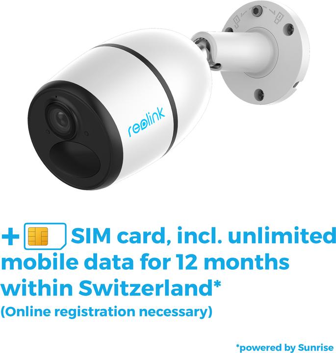 Produktbild Reolink GO 4G inkl. unlimitierte Daten für 12 Monate (1280 x 720 Pixels)