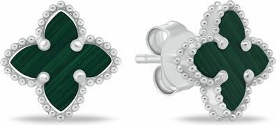Brilio Silver - Timeless flower earrings in sterling silver EA1156WG