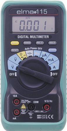 Produktbild Elma Instruments Multimeter digitalSpannung, Strom, Widerstand, Frequenz, Kapazität, Diodentest
